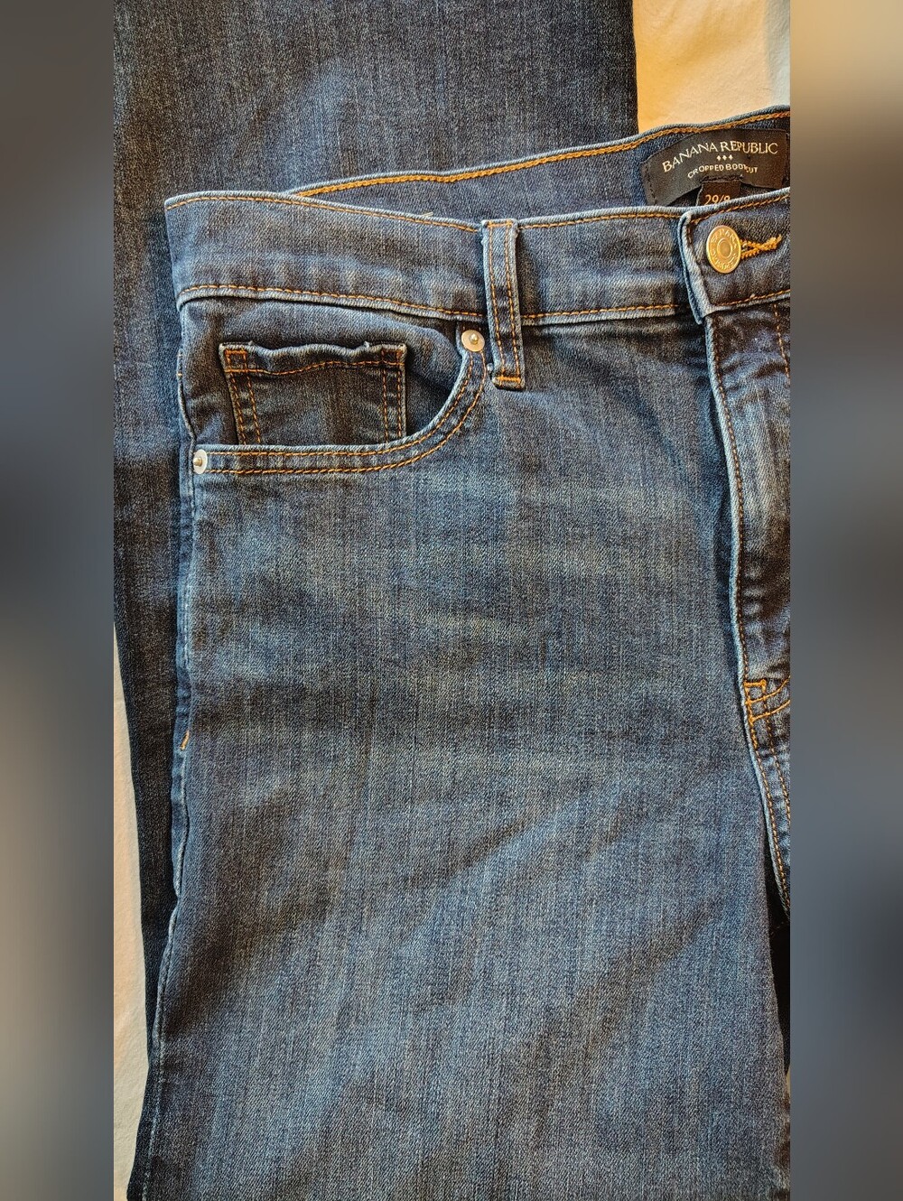 Banana Republic Hi-Rise Bootcut Cropped Women's Jeans Size 29/8 - Picture 3 of 9